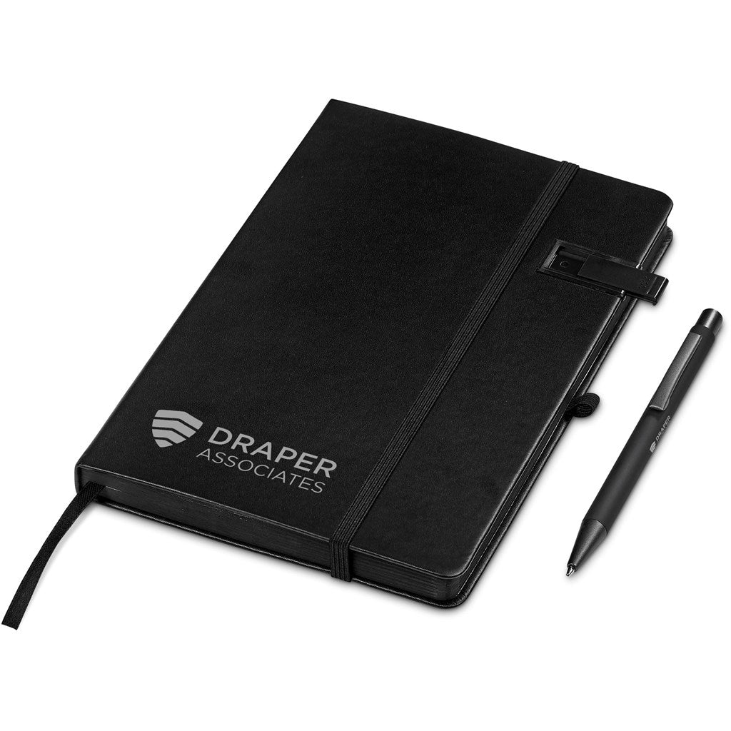 Altitude Billenium Flash Drive Notebook & Pen Set - 8GB - Brand your company Logo! Get a quote - Promo Lingo
