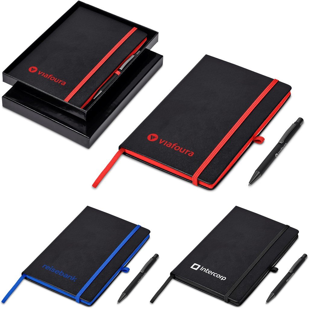Altitude Carlton Notebook & Pen Set - Brand your company Logo! Get a quote - Promo Lingo