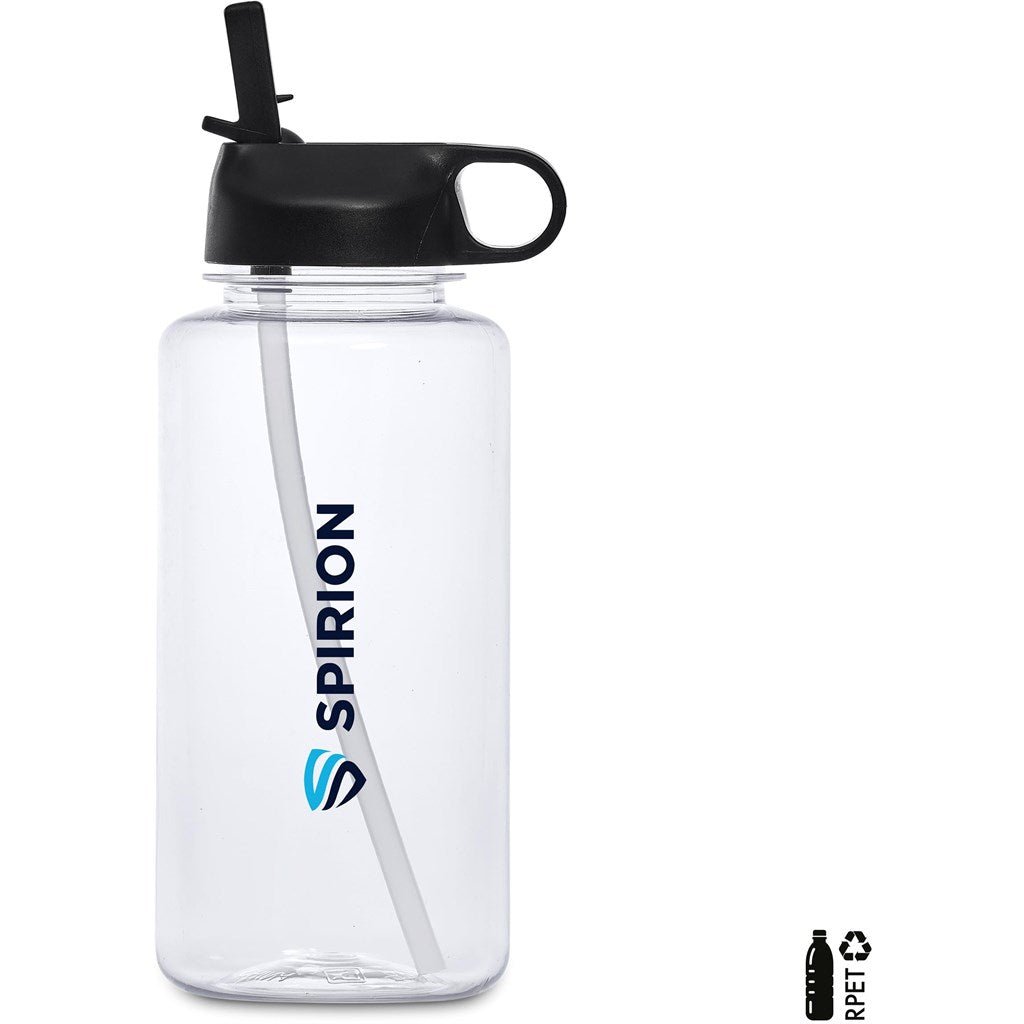 Altitude Castro Recycled PET Water Bottle – 1Litre - Brand your company Logo! Get a quote - Promo Lingo