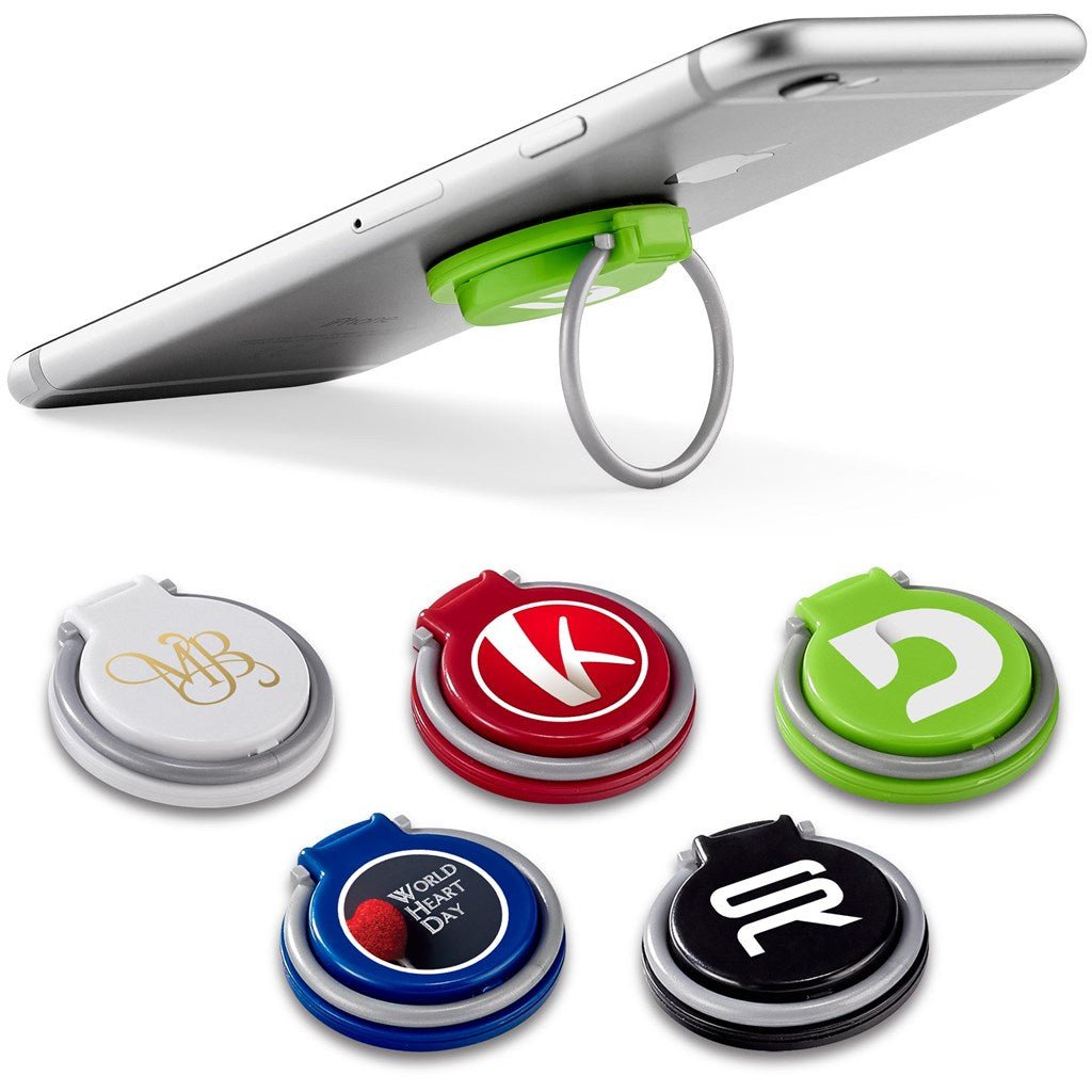 Altitude Coil Ring Grip & Phone Stand - Brand your company Logo! Get a quote - Promo Lingo