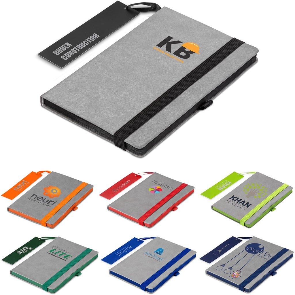 Altitude Colourblock A5 Soft Cover Notebook - Brand your company Logo! Get a quote - Promo Lingo