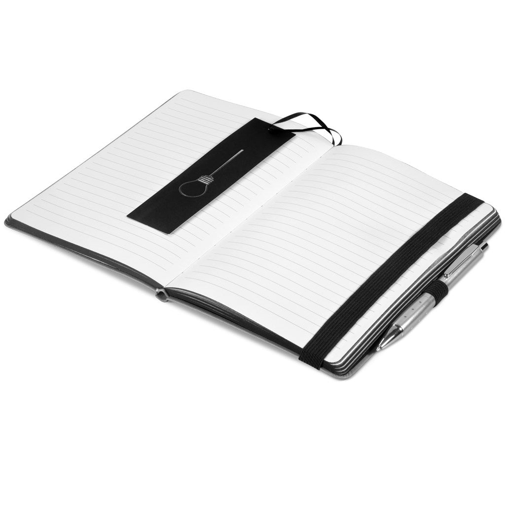 Altitude Colourblock A5 Soft Cover Notebook - Brand your company Logo! Get a quote - Promo Lingo