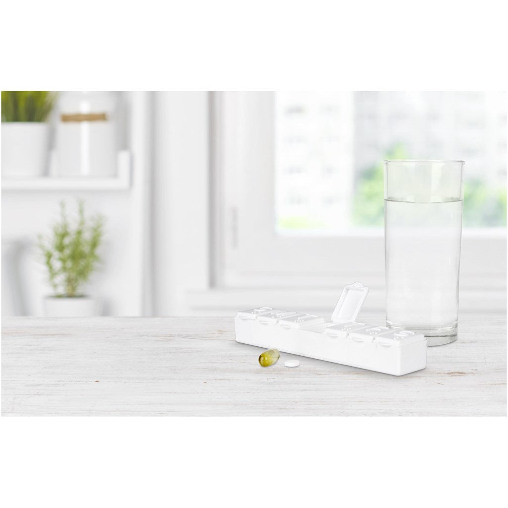 Altitude Emery Weekly Pill Box - Brand your company Logo! Get a quote - Promo Lingo
