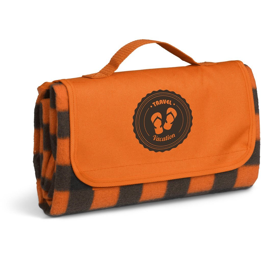 Altitude Everglades Picnic Blanket - Orange - Brand your company Logo! Get a quote - Promo Lingo