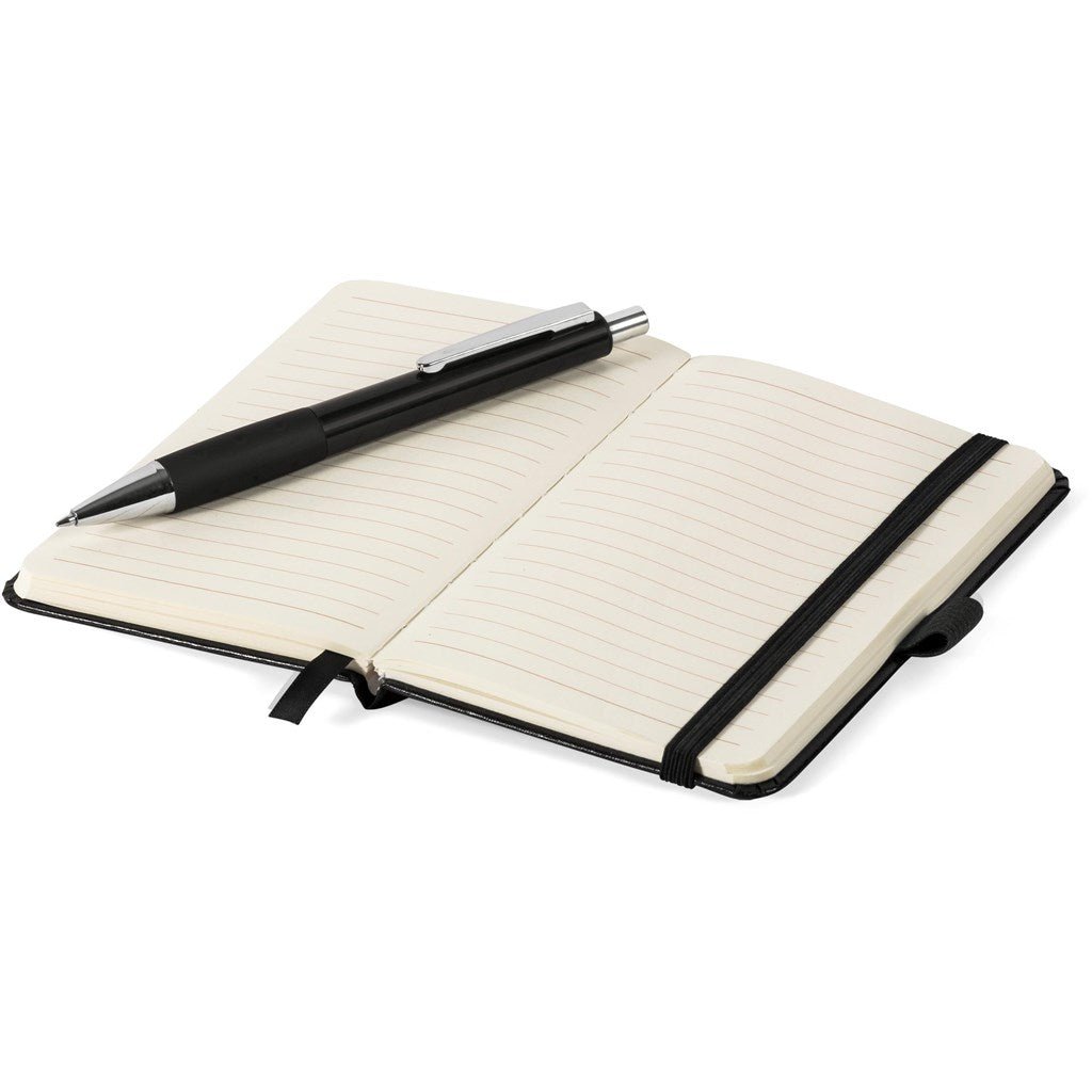 Altitude Fourth Estate A6 Hard Cover Notebook - Brand your company Logo! Get a quote - Promo Lingo