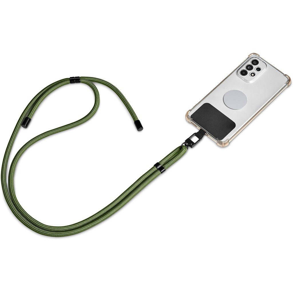 Altitude Fusion Crossbody & Wrist Phone Strap Set in Pouch - Brand your company Logo! Get a quote - Promo Lingo