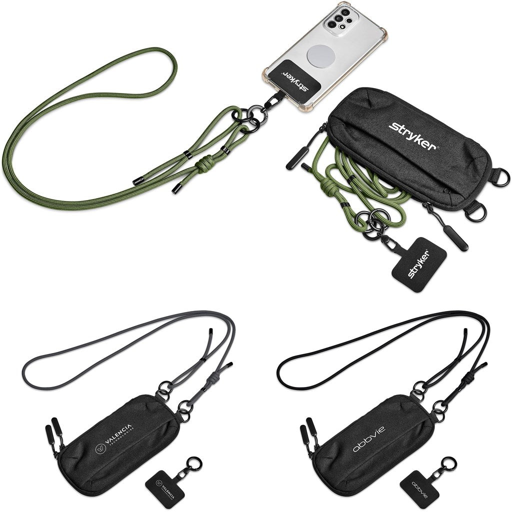 Altitude Glam Recycled PET Crossbody Bag & Phone Strap - Brand your company Logo! Get a quote - Promo Lingo