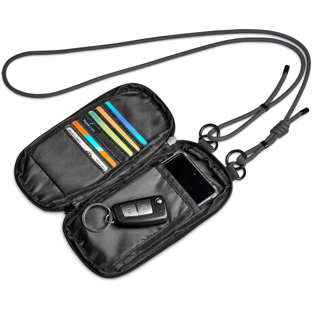 Altitude Glam Recycled PET Crossbody Bag & Phone Strap - Brand your company Logo! Get a quote - Promo Lingo
