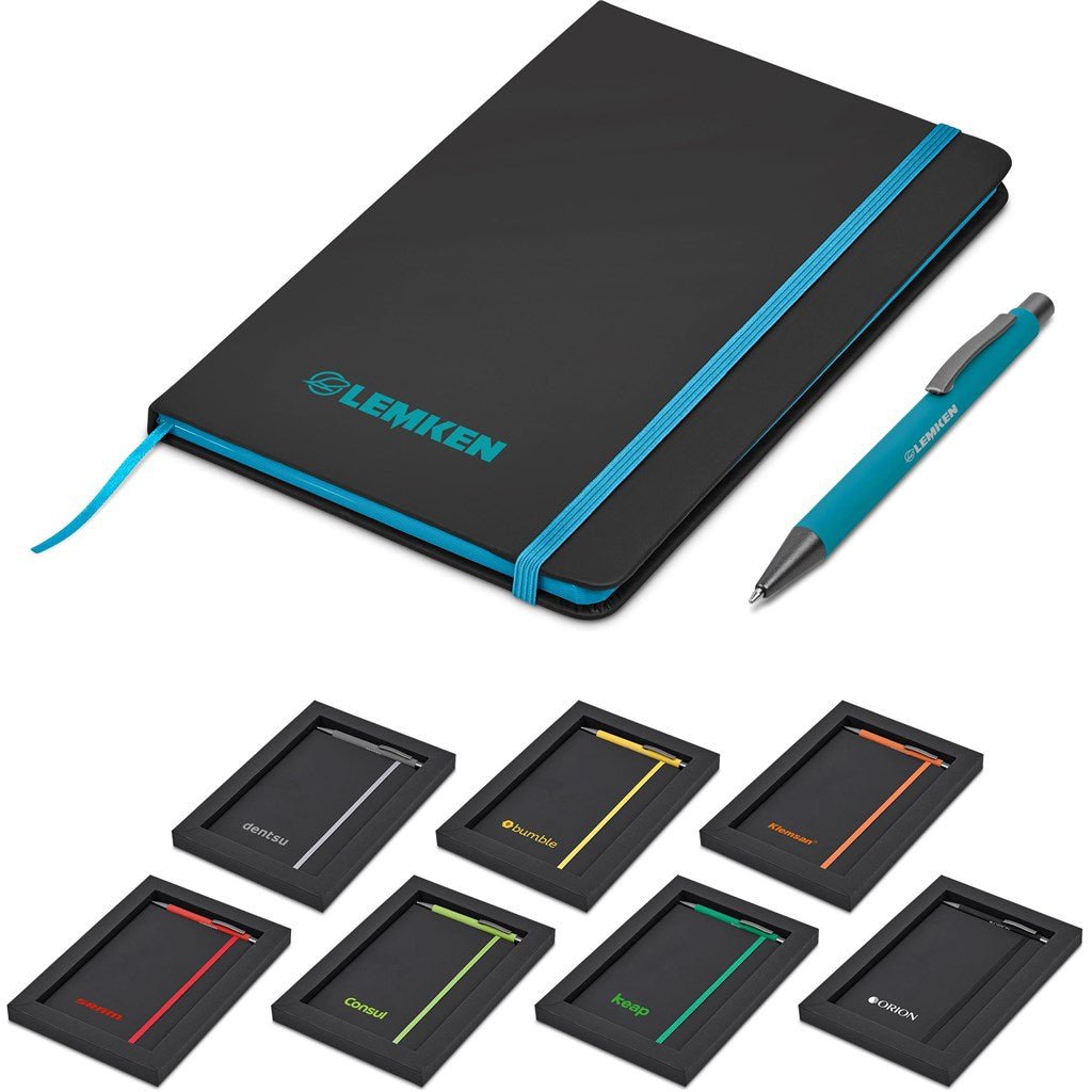 Altitude Miller Notebook & Pen Set - Brand your company Logo! Get a quote - Promo Lingo