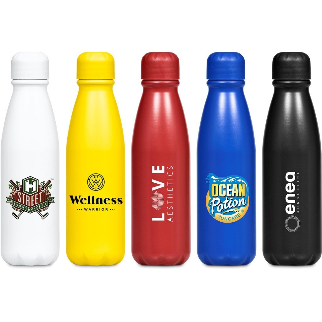 Altitude Nevaeh Aluminium Water Bottle - 600ml Classic Design - Brand your company Logo! Get a quote - Promo Lingo