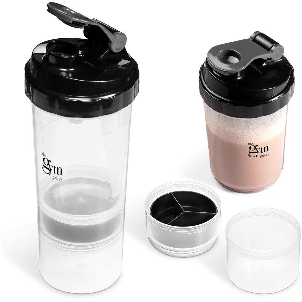 Altitude Powerhouse Plastic Protein Shaker - 600ml - Brand your company Logo! Get a quote - Promo Lingo