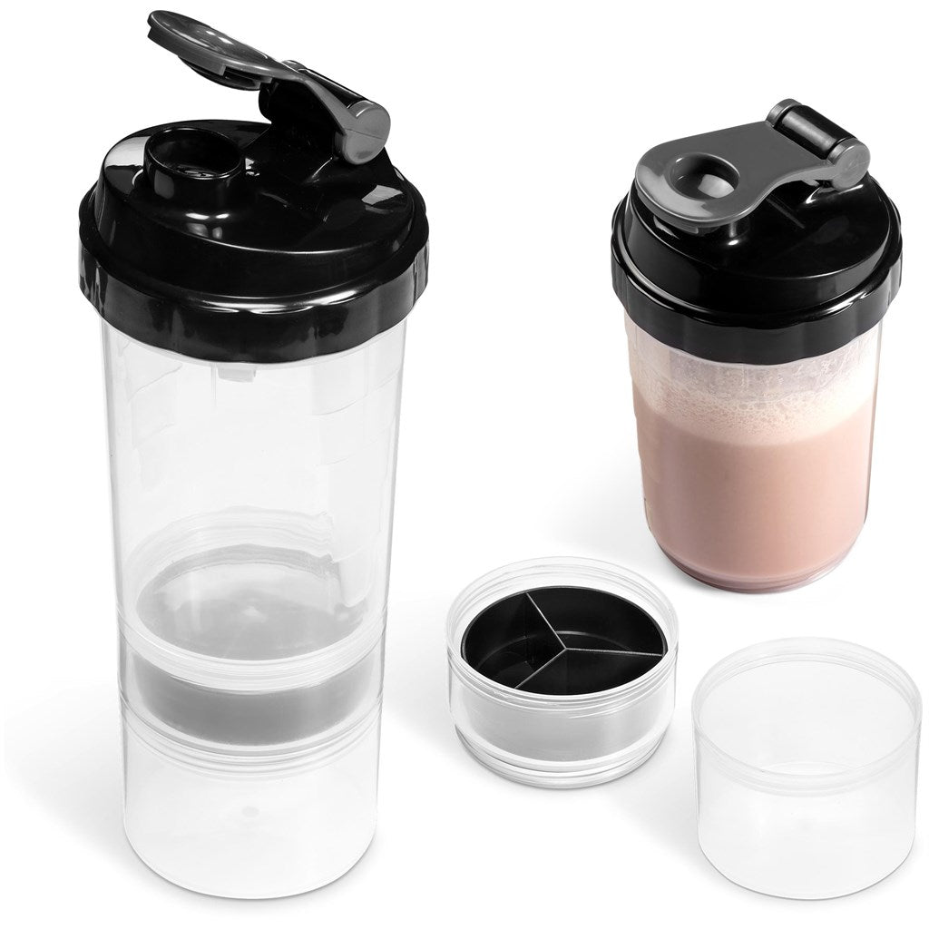Altitude Powerhouse Plastic Protein Shaker - 600ml - Brand your company Logo! Get a quote - Promo Lingo