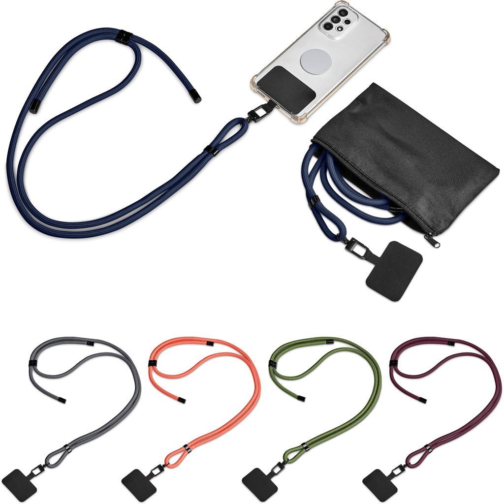 Altitude Resort Crossbody Phone Strap in Pouch - Brand your company Logo! Get a quote - Promo Lingo