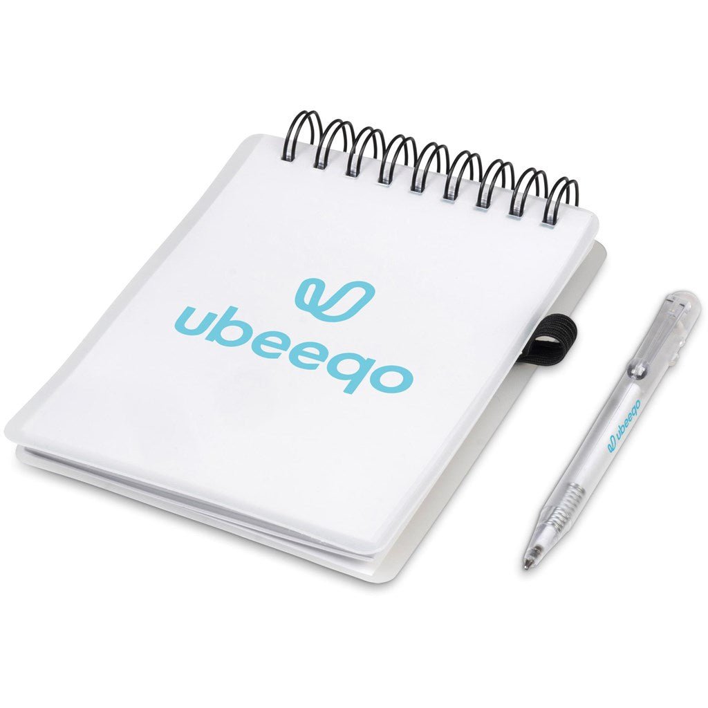 Altitude Scribe Mini Notebook & Pen - Brand your company Logo! Get a quote - Promo Lingo