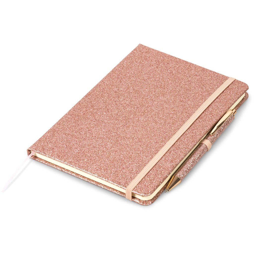 Altitude Sparkle A5 Hard Cover Notebook - Brand your company Logo! Get a quote - Promo Lingo