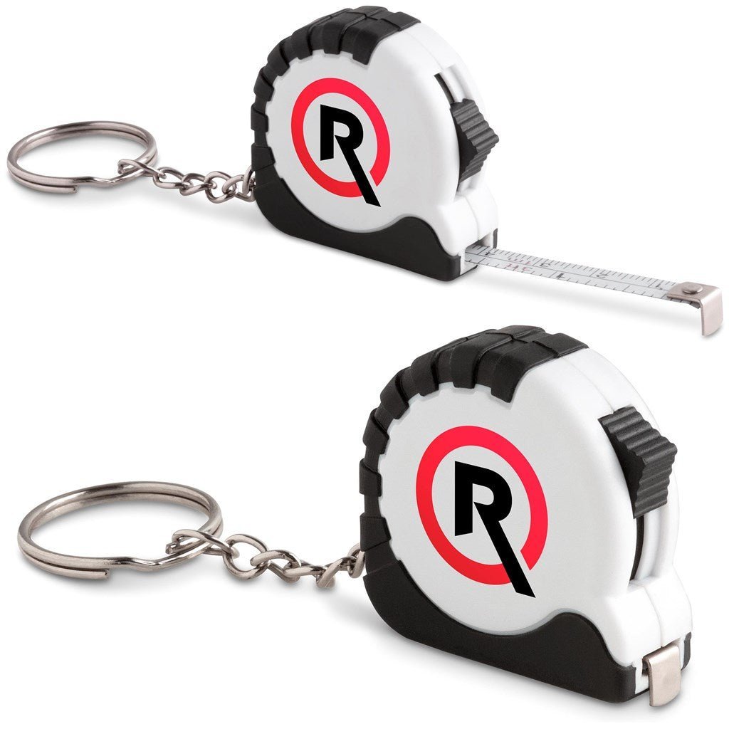 Altitude Surveyor Tape Measure Keyholder - 1 Metre - Brand your company Logo! Get a quote - Promo Lingo