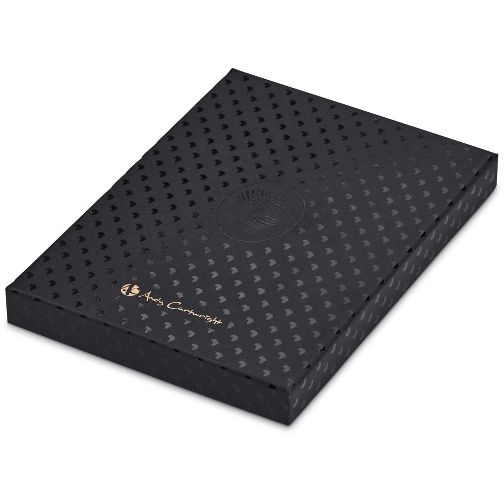 Andy Cartwright Afrique Cowskine A5 Soft Cover Notebook - Brand your company Logo! Get a quote - Promo Lingo
