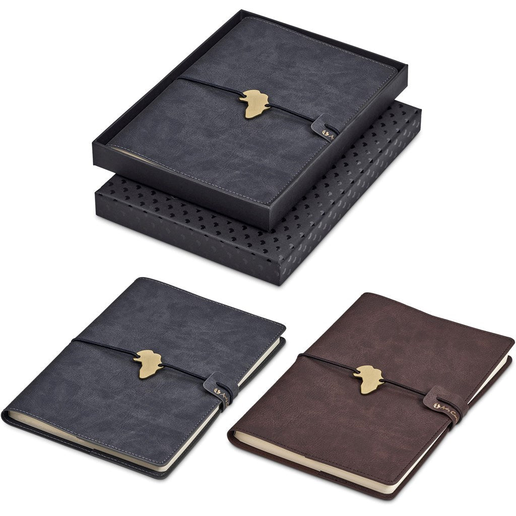 Andy Cartwright Afrique Cowskine A5 Soft Cover Notebook - Brand your company Logo! Get a quote - Promo Lingo