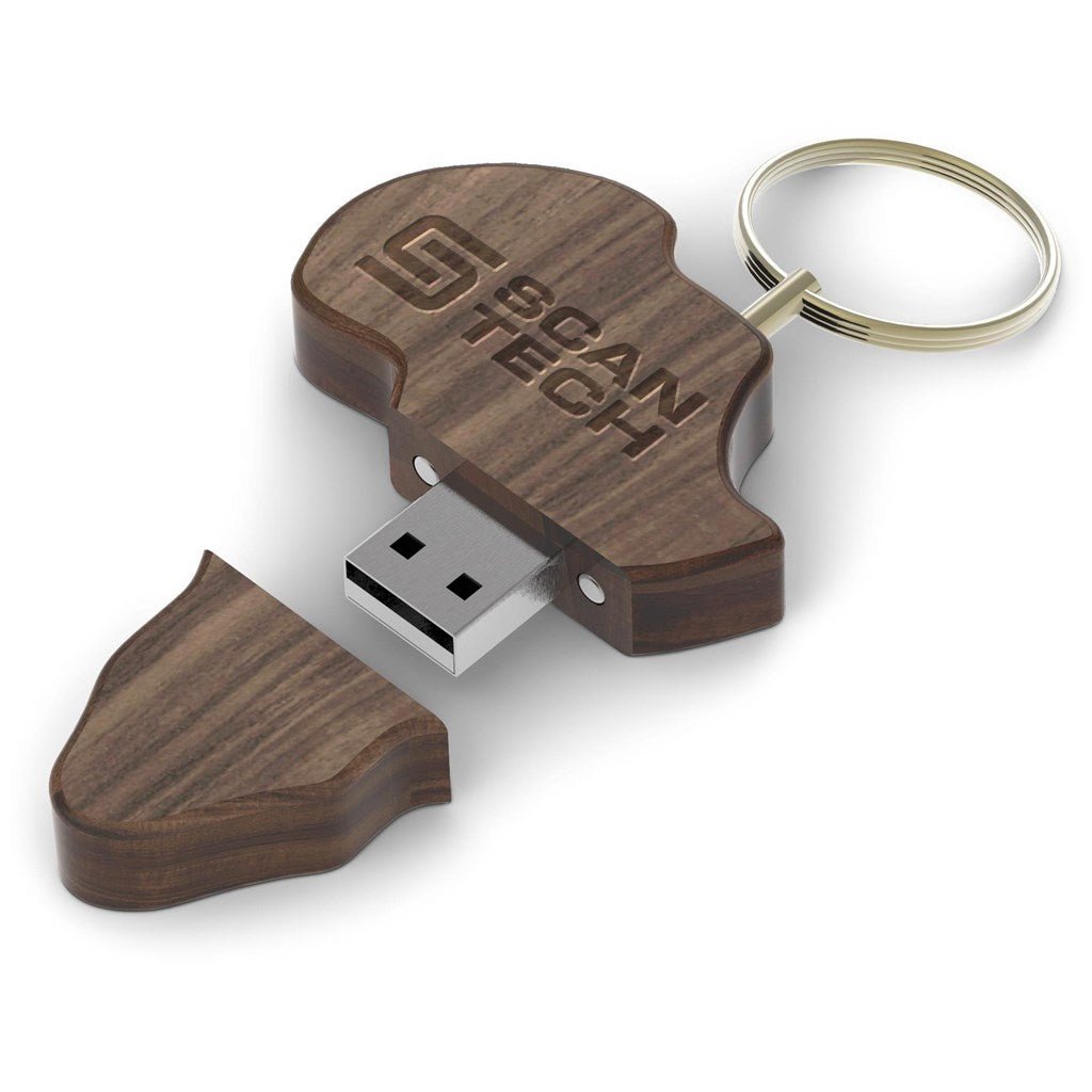 Andy Cartwright Afrique Flash Drive Keyholder - 16GB - Brand your company Logo! Get a quote - Promo Lingo