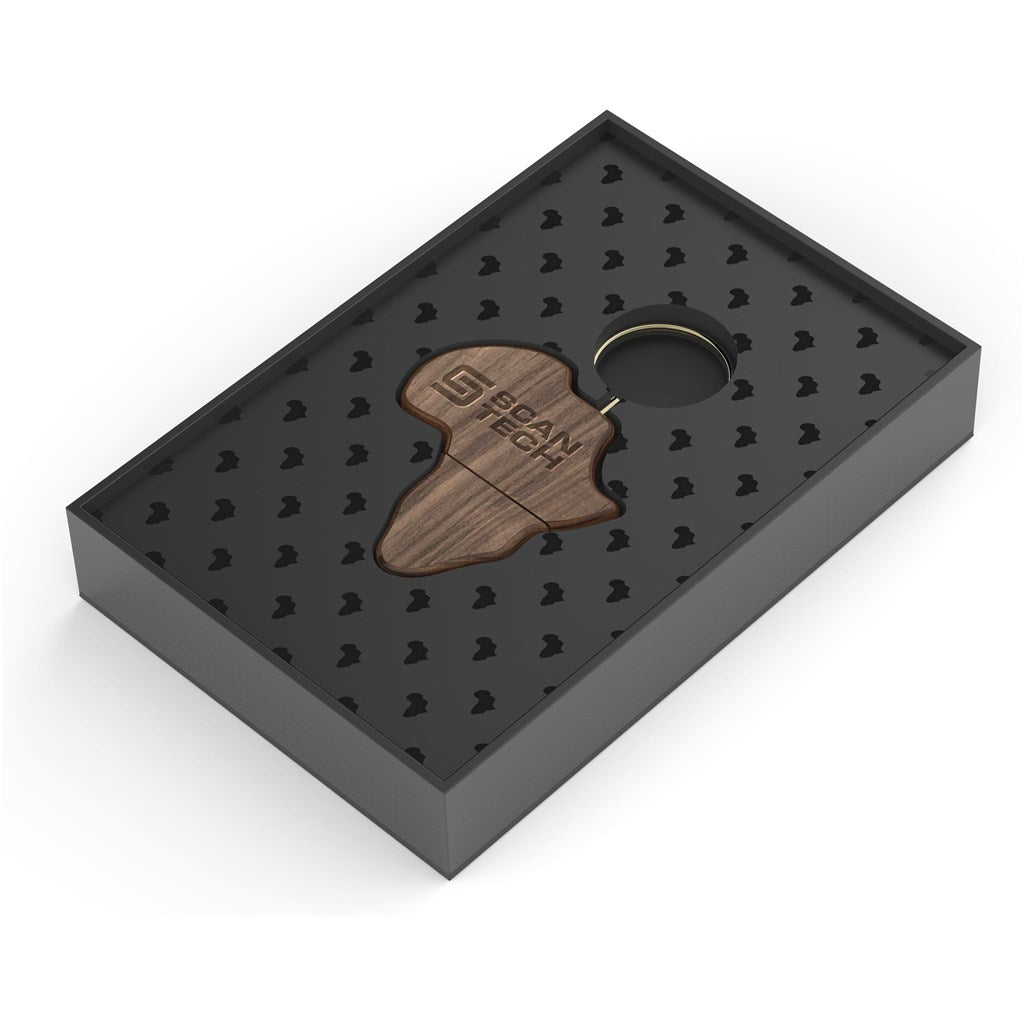 Andy Cartwright Afrique Flash Drive Keyholder - 16GB - Brand your company Logo! Get a quote - Promo Lingo
