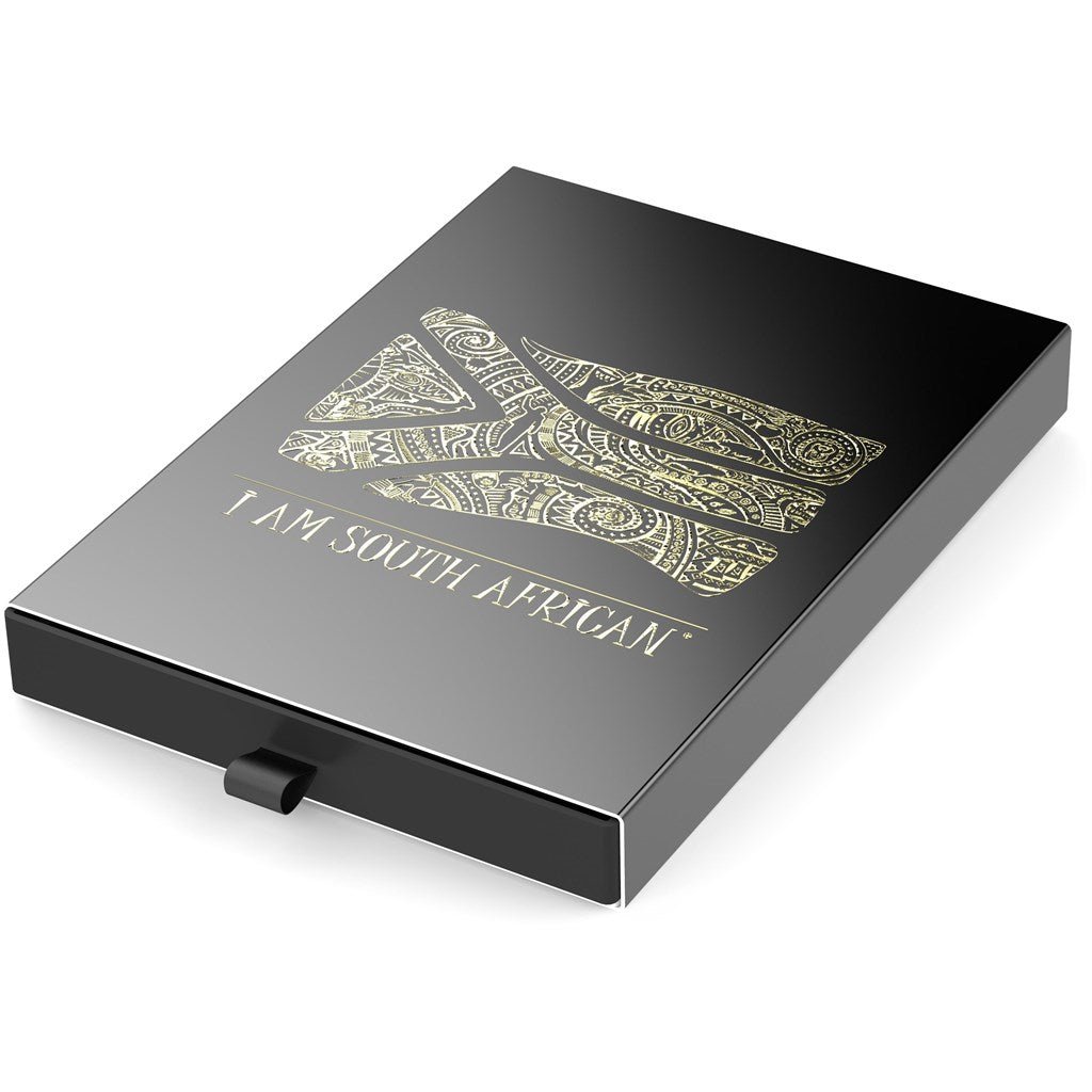 Andy Cartwright "I Am South African" A5 Hard Cover Notebook - Brand your company Logo! Get a quote - Promo Lingo