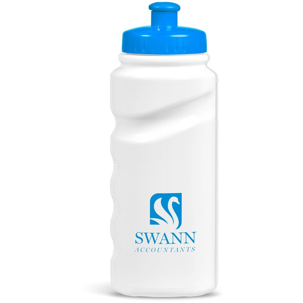 Annex Plastic Water Bottle - 500ml - Cyan - Brand your company Logo! Get a quote - Promo Lingo