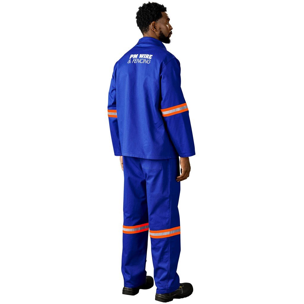 Artisan Premium 100% Cotton Jacket - Reflective Arms - Orange Tape - Brand your company Logo! Get a quote - Promo Lingo