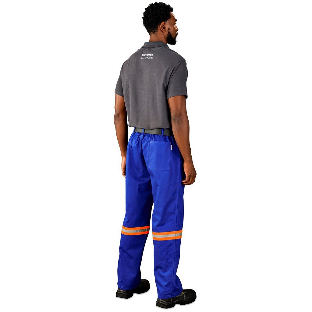 Artisan Premium 100% Cotton Pants - Reflective Legs - Orange Tape - Brand your company Logo! Get a quote - Promo Lingo