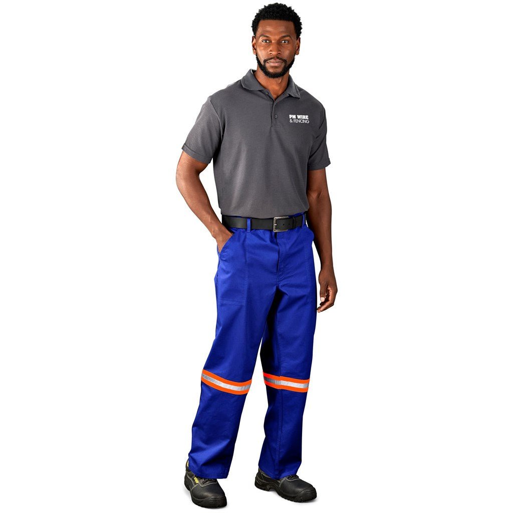 Artisan Premium 100% Cotton Pants - Reflective Legs - Orange Tape - Brand your company Logo! Get a quote - Promo Lingo