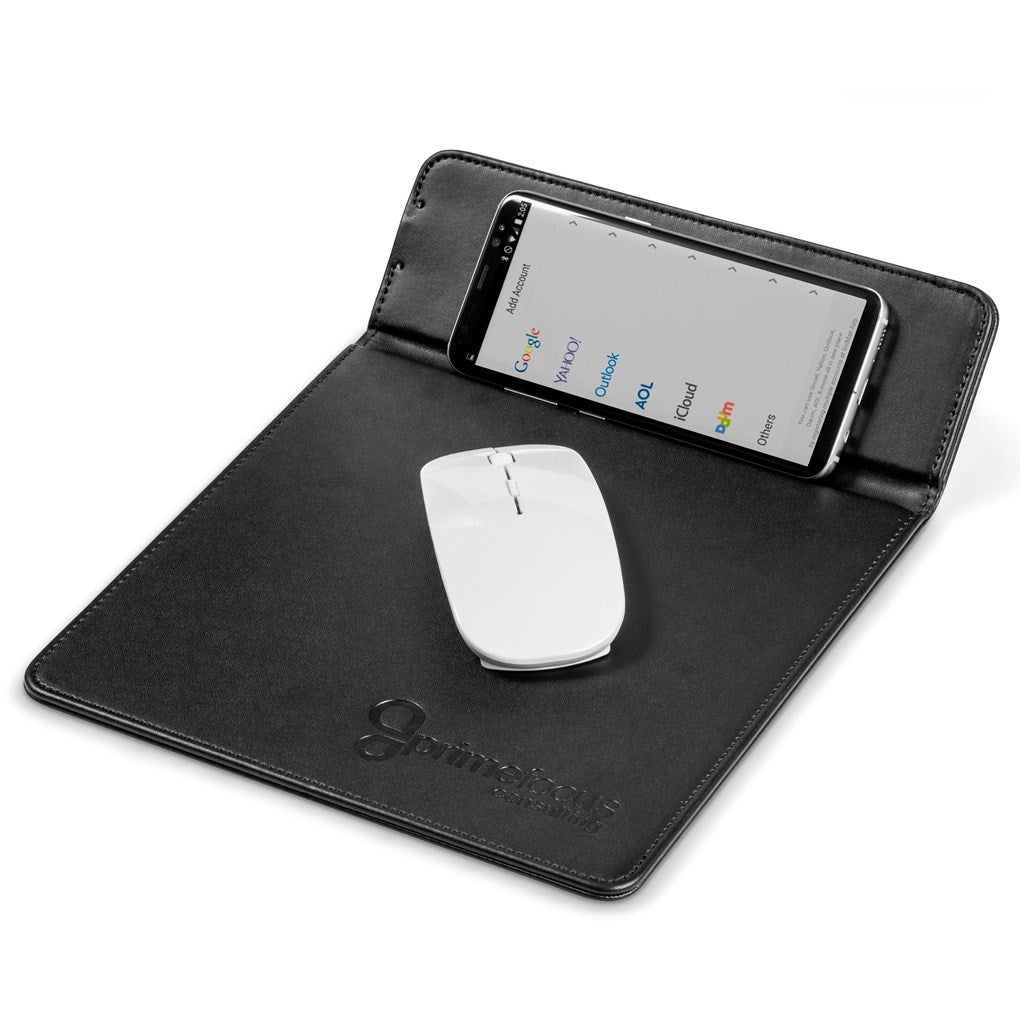 Ashburton Wireless Charger Mouse Pad - Brand your company Logo! Get a quote - Promo Lingo