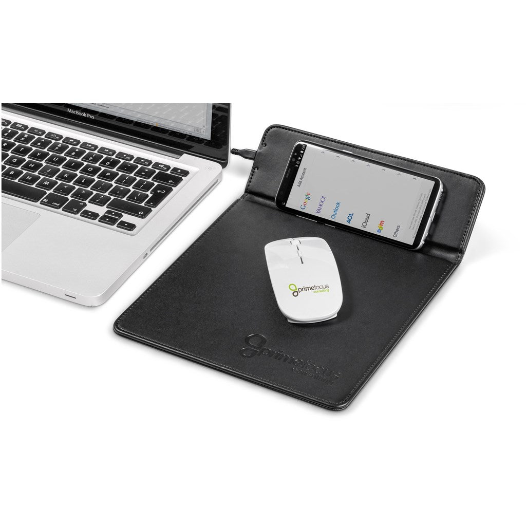 Ashburton Wireless Charger Mouse Pad - Brand your company Logo! Get a quote - Promo Lingo
