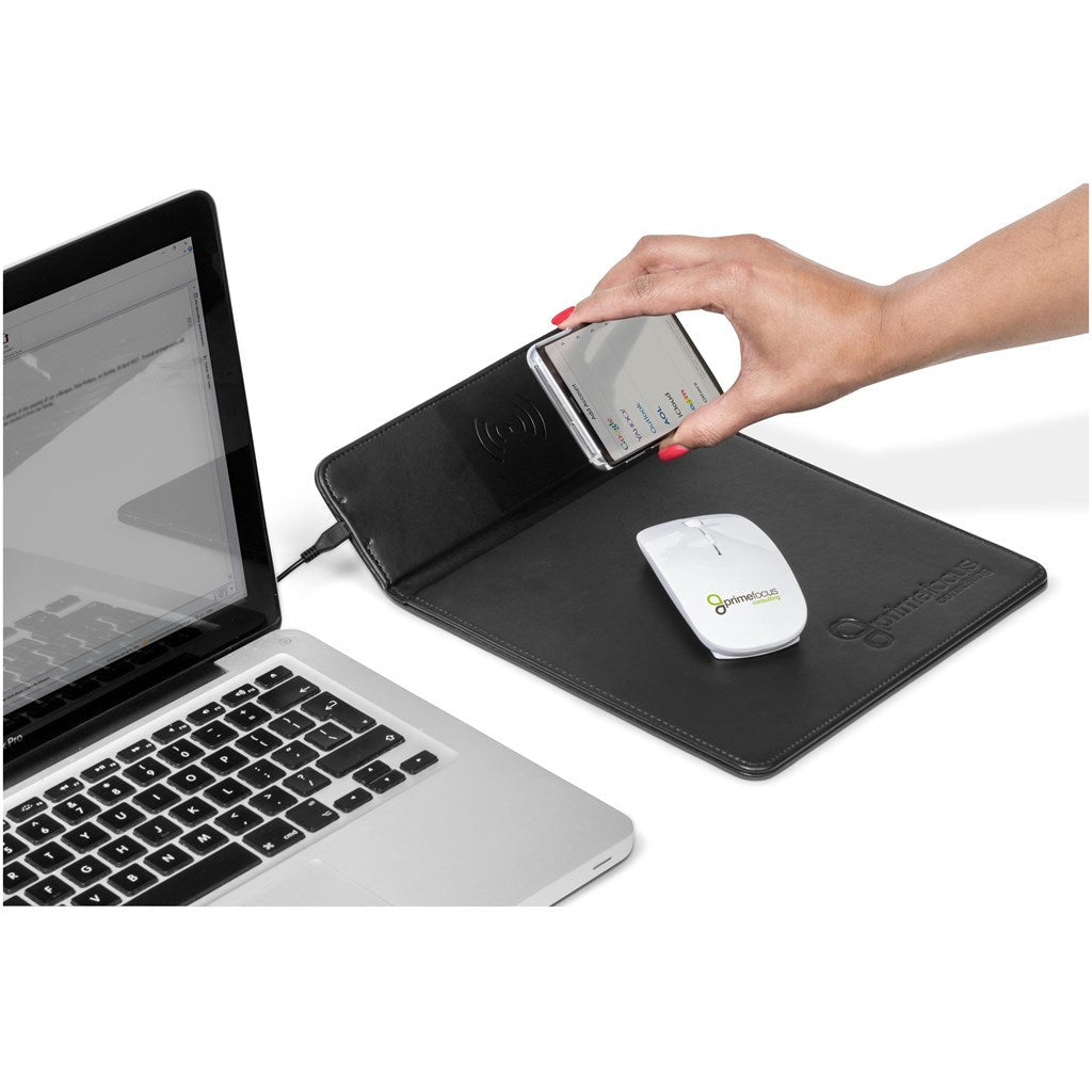 Ashburton Wireless Charger Mouse Pad - Brand your company Logo! Get a quote - Promo Lingo