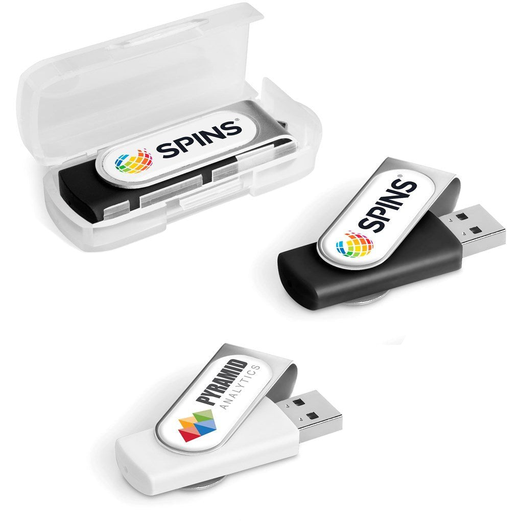 Axis Dome Flash Drive - 32GB - Brand your company Logo! Get a quote - Promo Lingo