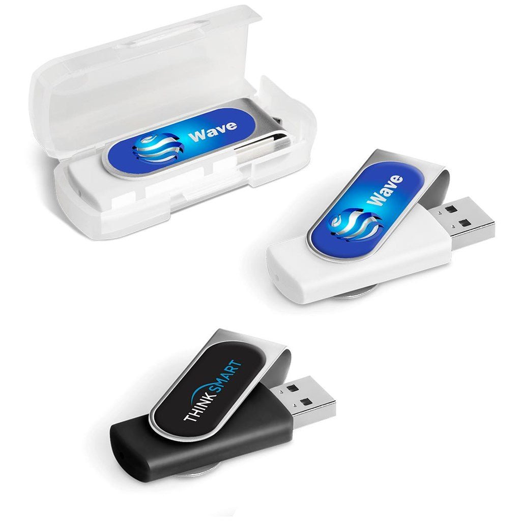 Axis Dome Flash Drive - 4GB - Brand your company Logo! Get a quote - Promo Lingo