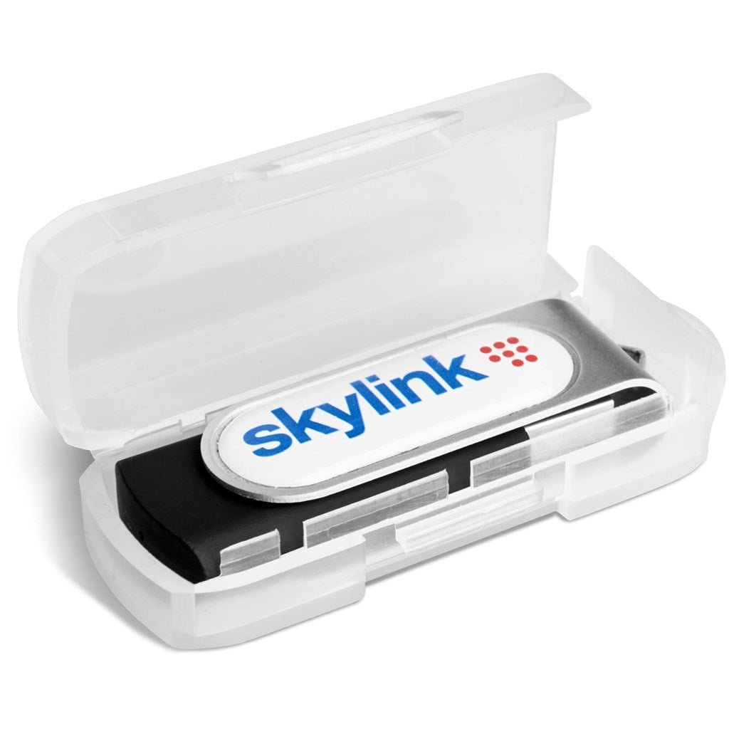 Axis Dome Flash Drive - 4GB - Brand your company Logo! Get a quote - Promo Lingo