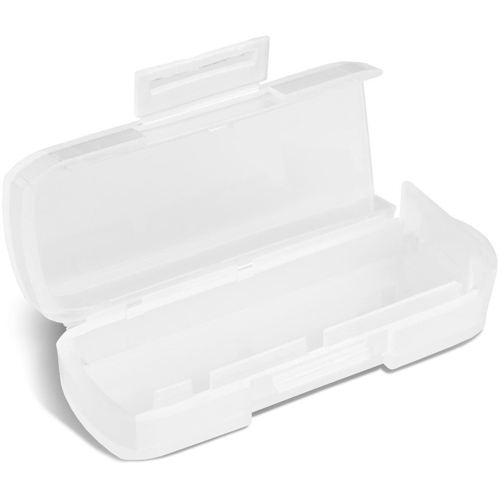 Axis Gyro White Flash Drive - 4GB - Brand your company Logo! Get a quote - Promo Lingo