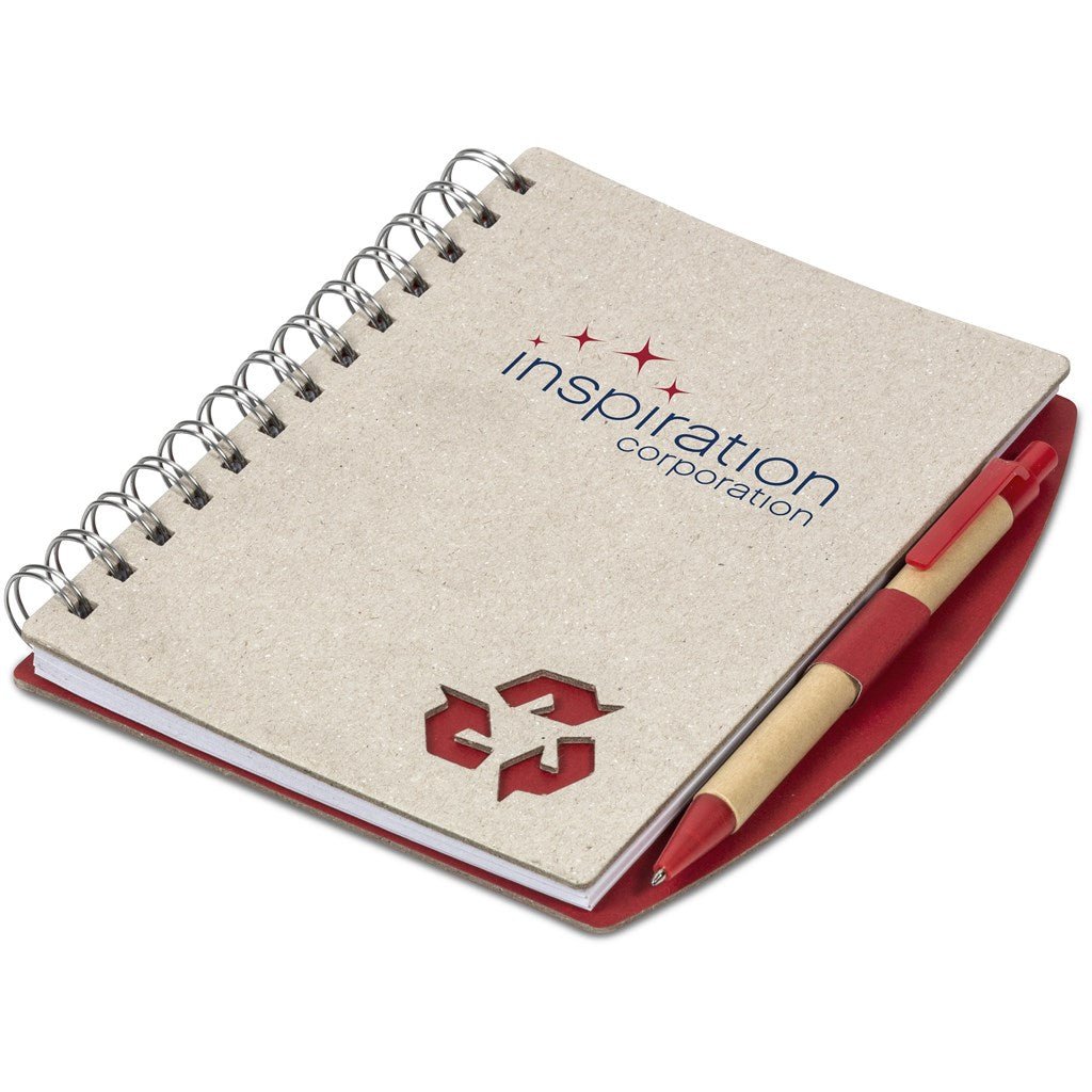 Bonaire Midi Notebook & Pen - Brand your company Logo! Get a quote - Promo Lingo