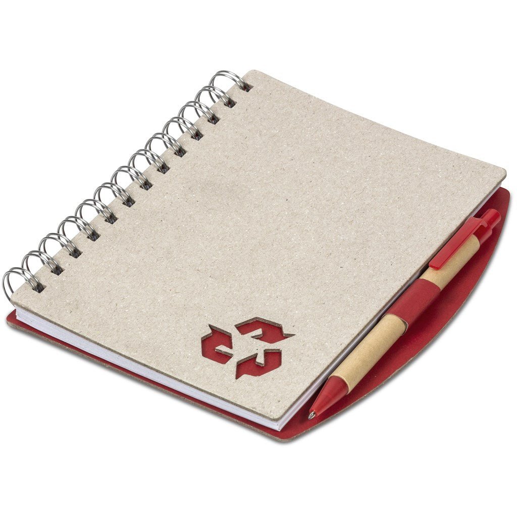 Bonaire Midi Notebook & Pen - Brand your company Logo! Get a quote - Promo Lingo