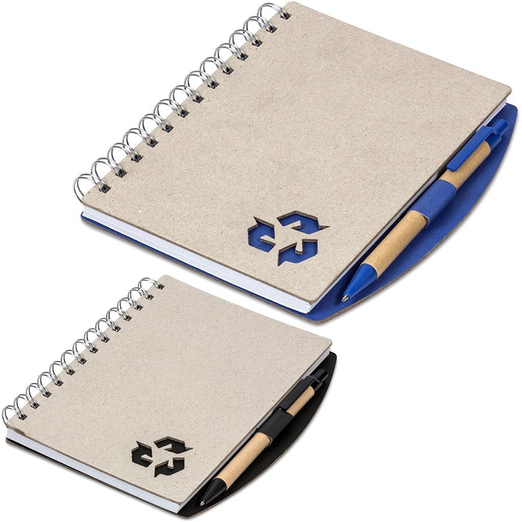 Bonaire Midi Notebook & Pen - Brand your company Logo! Get a quote - Promo Lingo