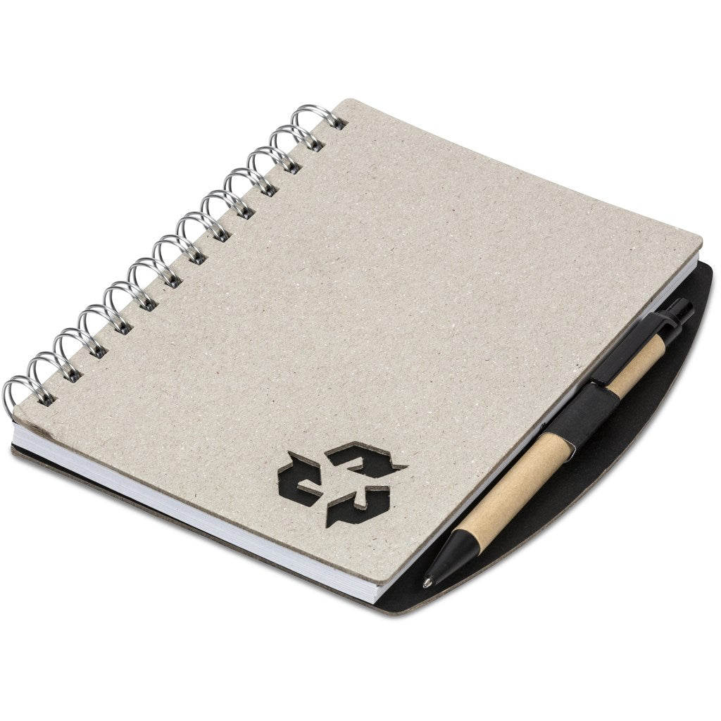 Bonaire Midi Notebook & Pen - Brand your company Logo! Get a quote - Promo Lingo