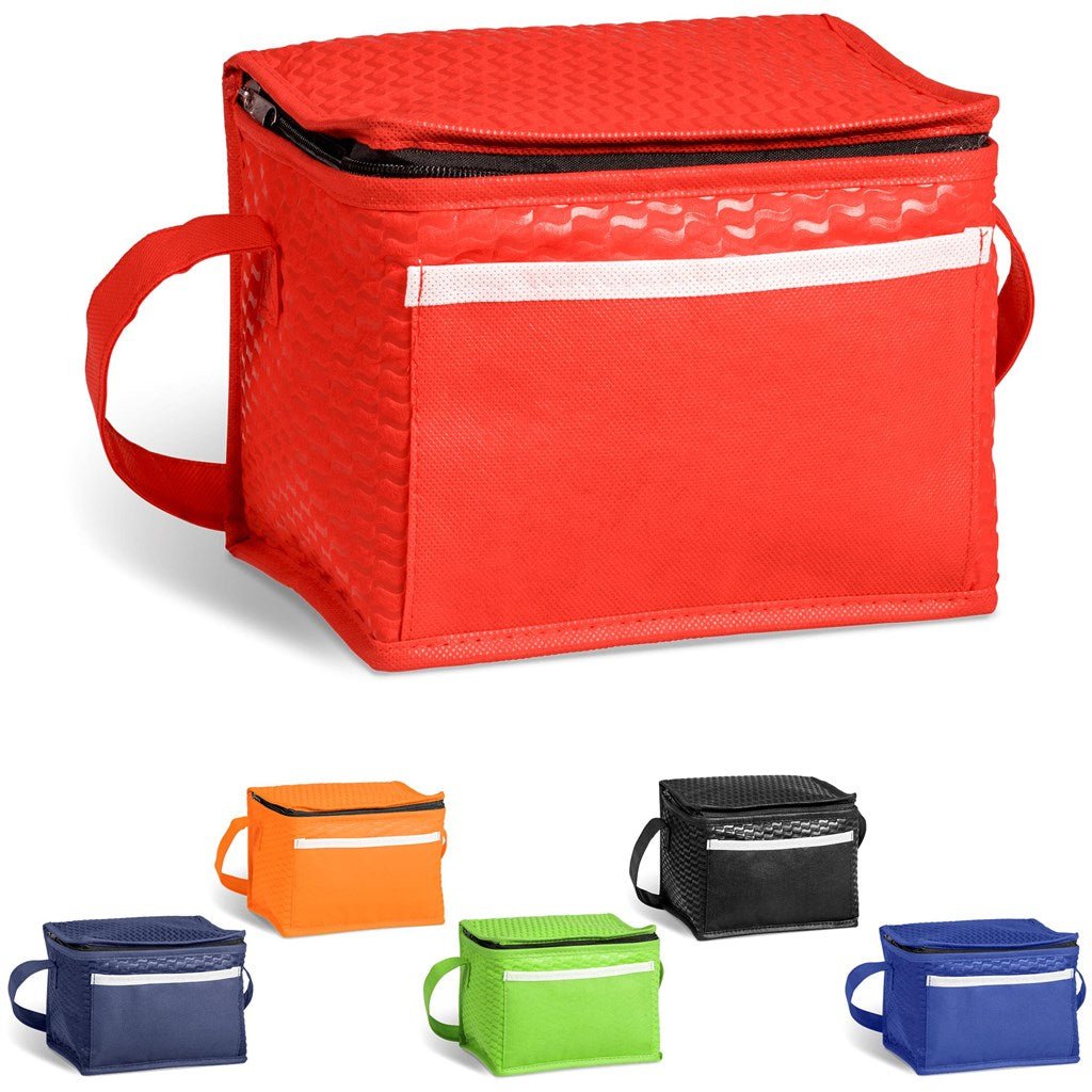 Brighton Non - Woven 6 - Can Cooler - Brand your company Logo! Get a quote - Promo Lingo