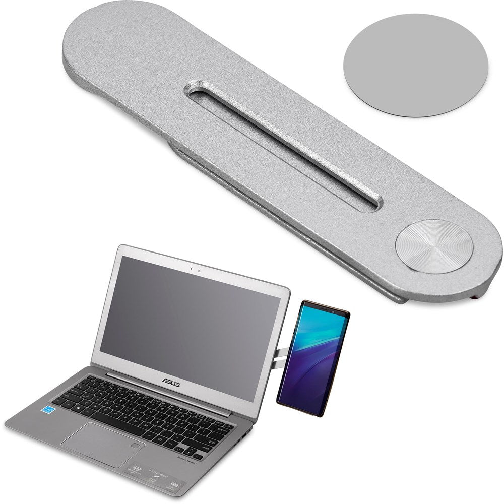 Cango Magnetic Laptop Phone Holder - Brand your company Logo! Get a quote - Promo Lingo