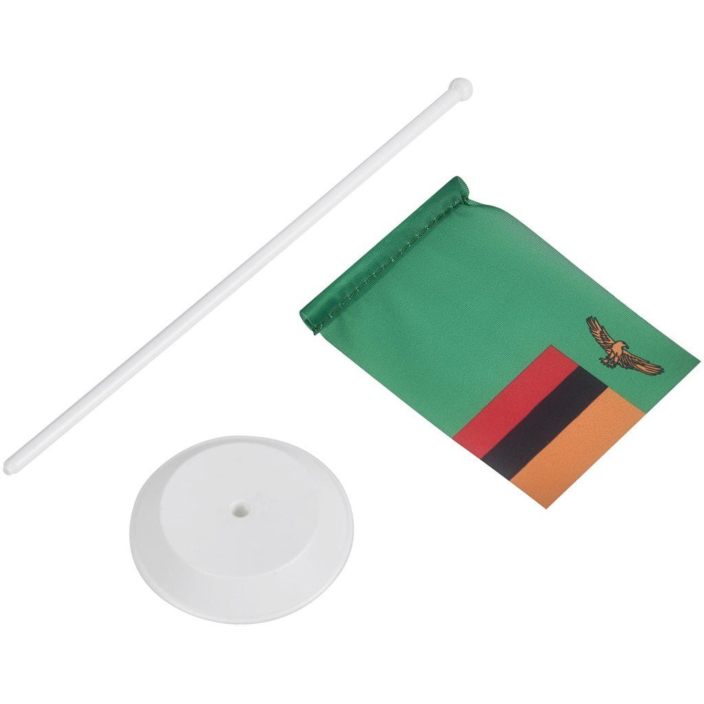 Champion Desk Flag 150mm x 100mm - Brand your company Logo! Get a quote - Promo Lingo