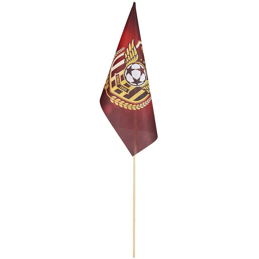 Champion Medium Hand Flag 450mm x 300mm - Brand your company Logo! Get a quote - Promo Lingo