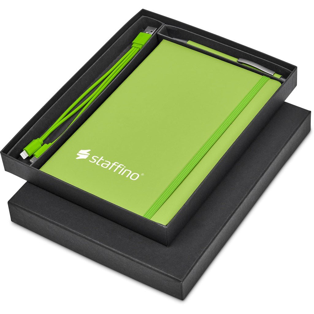 Chaney Gift Set - Lime - Brand your company Logo! Get a quote - Promo Lingo