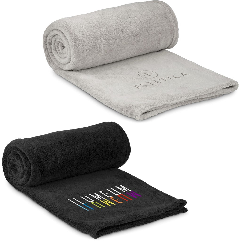 Cocoon Fleece Blanket - Brand your company Logo! Get a quote - Promo Lingo