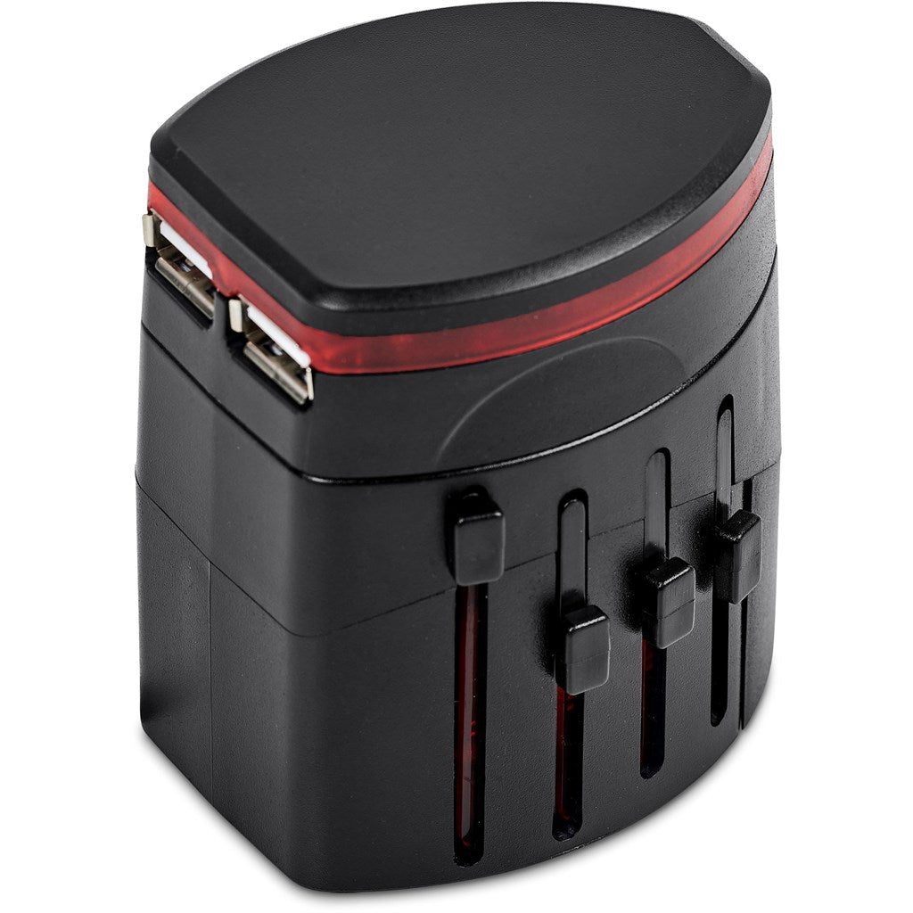 Connexions World Travel Adaptor - Brand your company Logo! Get a quote - Promo Lingo
