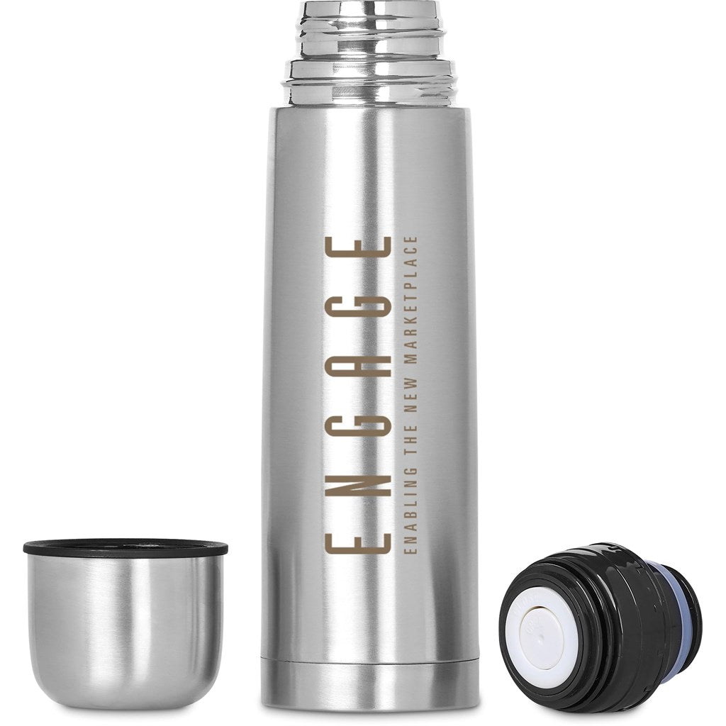 Consulate Stainless Steel Vacuum Flask - 500ml - Brand your company Logo! Get a quote - Promo Lingo