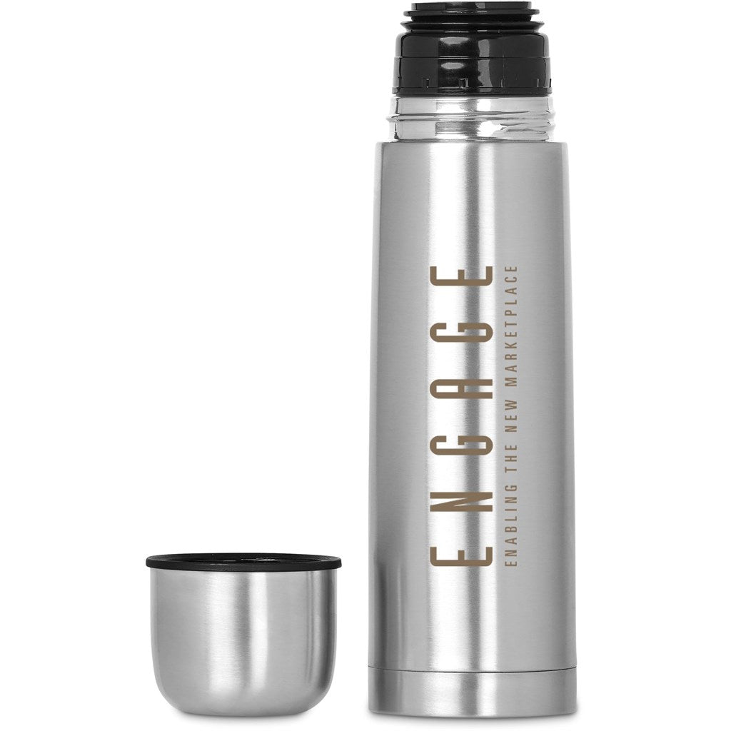 Consulate Stainless Steel Vacuum Flask - 500ml - Brand your company Logo! Get a quote - Promo Lingo