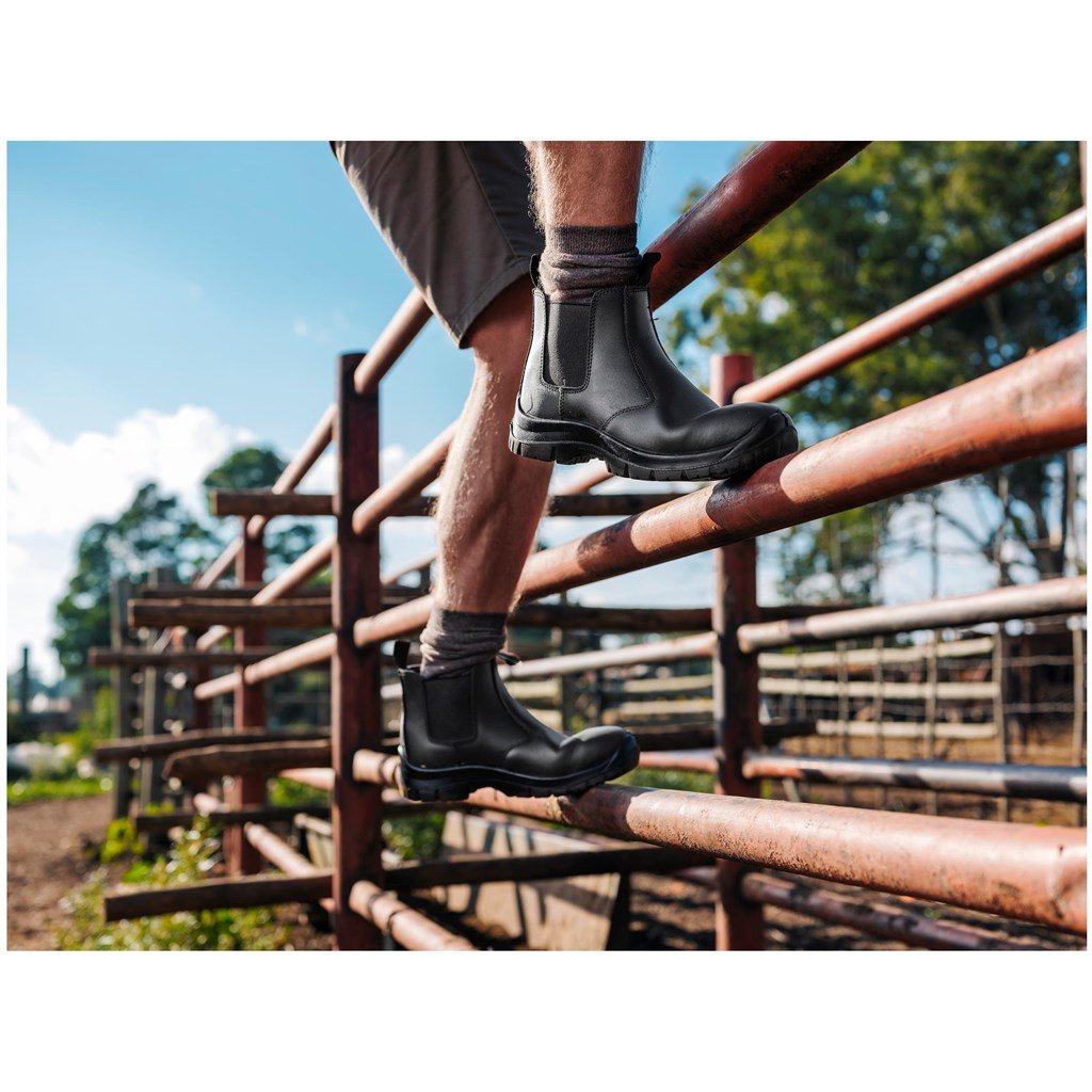 Craftsman Chelsea Boot Steel Toe Cap for Ultimate Safety - Brand your company Logo! Get a quote - Promo Lingo